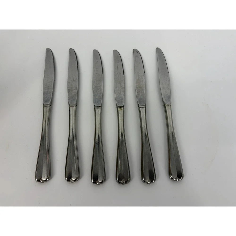 Oneida USA Gala Impulse Dinner Knives Set of 6 Stainless Steel Flatware 9